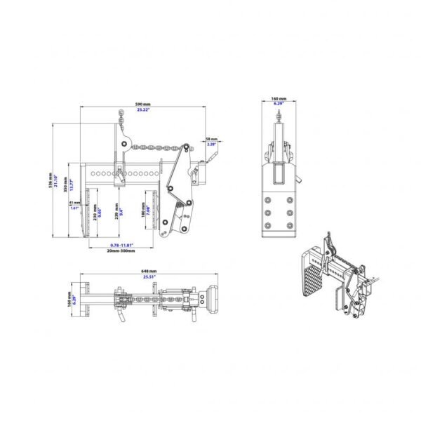 Grabmal - Plattengreifer (Automatik) GPM1000A - Image 4